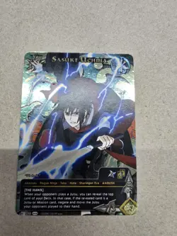 Naruto CCG Sasuke Uchiha Ambush 1st Edition Foil Card 1250 Set 522 2007 - Image 4