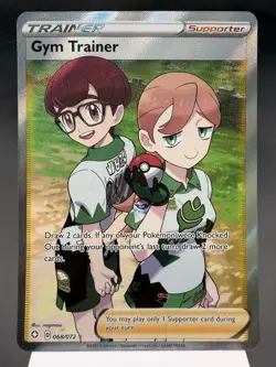 Gym Trainer 068/072 - Full Art Ultra Rare - Shining Fates Pokemon Card MINT - Image 1