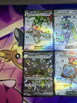 Lot Of FOUR English Pokemon Tera EX Full Art Cards Near Mint - Image 2