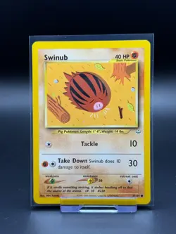 Swinub 57/64 Neo Revelation LPPokemon Card TCG Vintage WOTC - Image 1