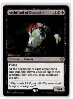 Archfiend of Depravity 67 Starter Commander Decks SCD NM - Image 1