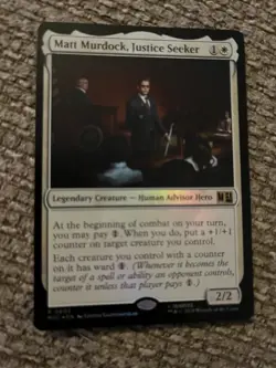 Matt Murdock, Justice Seeker Foil Marvel Super Heroes Mtg Nm 0602 - Image 1