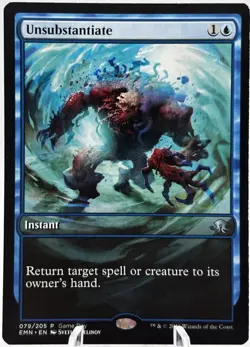Unsubstantiate 079/205 Game Day Promo Eldrich Moon EMN MTG LP - Image 1