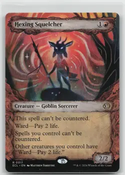 Hexing Squelcher (Showcase) R Lorwyn Eclipsed 317 LP 2026 Matthew Forsythe Regul - Image 1