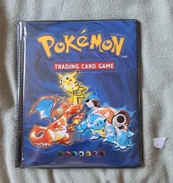 Pokemon Trading Card Folder/Binder 4 Pocket 1999 Vintage WOTC - Image 1