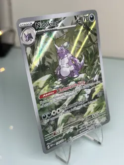 Pokemon TCG Scarlet & Violet 151 Nidoking 174/165 Full Art Illustration Rare - Image 2