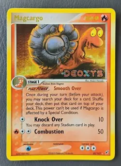 Pokemon - Magcargo Reverse Holo - Deoxys 20/107 LP - Image 1