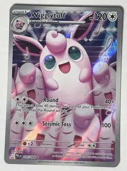 Pokemon Wigglytuff 105/094 Phantasmal Flames - Illustration Rare NM - Image 1