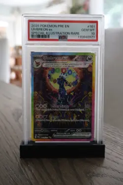 2025 POKEMON PRE EN-PRISMATIC EVOLUTIONS #161 UMBREON EX PSA 10 - Image 1