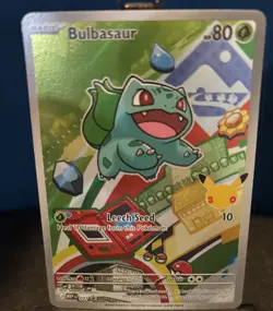 Pokemon TCG First Partner Illustration Collection Gen 1 Kanto Starters Promo NM - Image 5