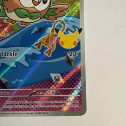 2025 Pokemon Mega Evolutions Black Star Promo First Partners Rowlet 43 Art 002 - Image 4