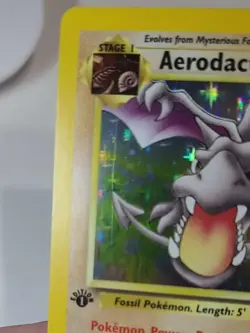 Aerodactyl [Prerelease 1st Edition] #1 Pokemon Fossil Excellent Condition - Image 2