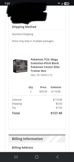 PRESALE-Pokemon Center Pitch Black Elite Trainer Box X2 Item Ships JULY 17th - Image 2