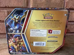 Pokemon TCG V Powers Tin Pikachu V & Zamazenta V Promo Booster Metal 2020 - Image 4