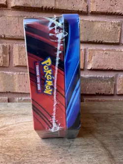 Pokemon TCG V Powers Tin Pikachu V & Zamazenta V Promo Booster Metal 2020 - Image 5
