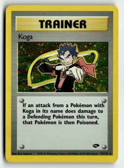 Koga (19) - Gym Challenge (G2) 19/132 Pokemon MP - Image 1