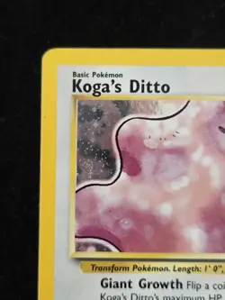 Koga's Ditto 10/132 Unlimited Holo Rare Gym Challenge Pokemon Vintage Tcg - Image 3