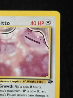 Koga's Ditto 10/132 Unlimited Holo Rare Gym Challenge Pokemon Vintage Tcg - Image 4