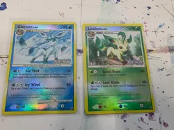 Pokemon TCG Platinum Leafeon 24/100 & Glaceon 20/100 HoloBurger King Promo - Image 2