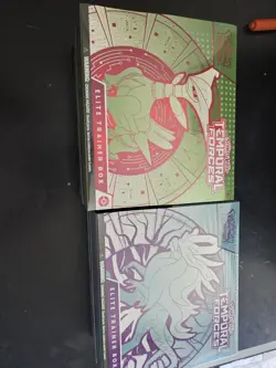 Pokemon TCG: Scarlet & Violet ETB Bundle Temporal Forces Iron Walking Wake ENG - Image 1