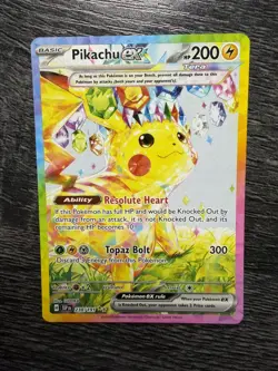 Pokemon Pikachu ex 238/SV-P SVP Promo Full Art Holo English - Image 1