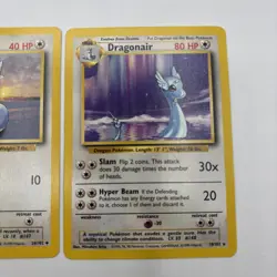 1999 Pokemon Base Set Dragonair 18/102 Dratini 26/102 Unlimited WOTC Lot - Image 3