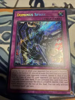 Yugioh Dominus Spark Secret Rare BLZD-EN077 Near Mint - Image 1