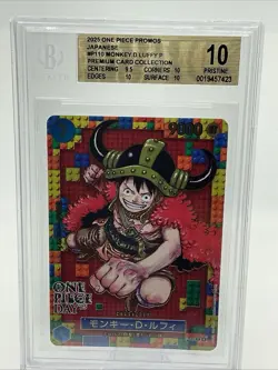 BGS 10 PRISTINE 2025 '25 ONE PIECE DAY MONKEY D LUFFY PROMO #P-110 JAPANESE TCG - Image 1