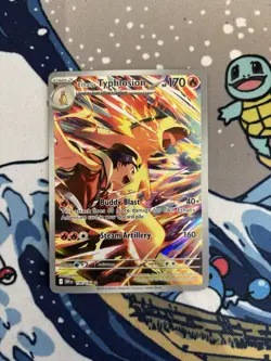 Pokemon TCG Ethans Typhlosion Card Illustration Rare, Destined Rivals 190/182 NM - Image 1