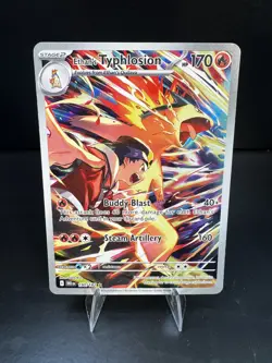 Ethans Typhlosion Illustration Rare Sv10:Destined Rivals 190/182 Pokemon TCG NM - Image 1