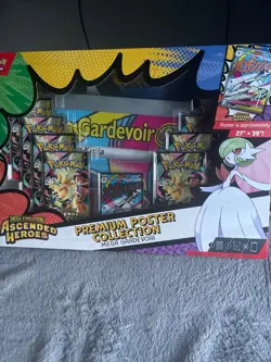 Pokemon Mega Evolution Ascended Heroes Premium Poster Gardevoir Collection Box - Image 1