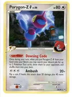 Porygon Z G 26/99 Arceus Pokemon Card - Image 1