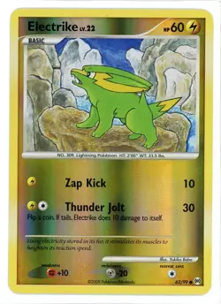Electrike Reverse Holo 62/99 Arceus Pokemon Card - Image 1