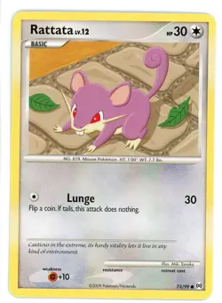 Rattata 73/99 Arceus Pokemon Card - Image 1