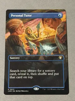 Personal Tutor Borderless MTG Commander Masters Unplayed NM Card # CMM 633 - Image 1
