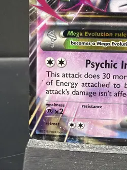 Pokemon Card - M Mewtwo EX XY BREAKthrough 64/162 Ultra Rare - Image 5