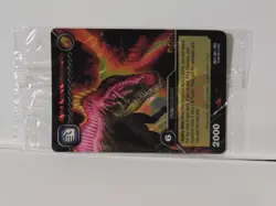 DKT1-001/004 ALPHA ACROCANTHOSAURUS Dinosaur King Rare Embossed Trading Card - Image 2