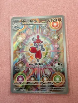 Pokemon TCG Medicham Illustration Rare Ascended Hero's ASC 241/217, Near Mint - Image 1