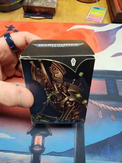 MtG Necron Dynasties Warhammer 40k Commander Deck W/Dragon Sleeves - Image 1