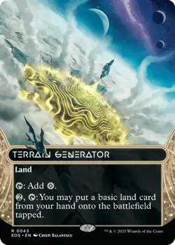 Terrain Generator (Borderless) - EOE: Stellar Sights - 43 - NM - MTG - Image 1