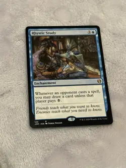 Rhystic Study Jumpstart Regular, Magic The Gathering Placard, Mtg, Magic - Image 1