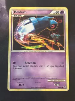 Beldum - 44/95 - Common LP, English Pokemon Unleashed - Image 1