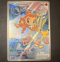Pokemon TCG Chimchar 041/MEP Promo Holo 60 HP Mega Evolution Promo 2026 - Image 1