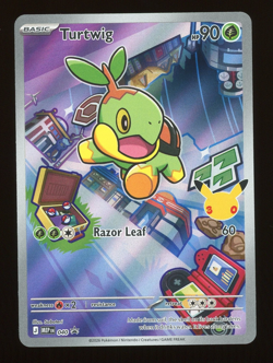 2026 Pokemon 1st Partner Collection Turtwig Illustration Black Star Promo 040 - Image 1