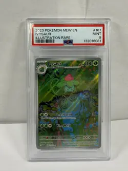 Pokemon Ivysaur 167 151 Illustration Rare PSA 9 - Image 1
