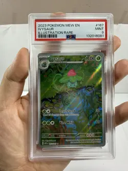Pokemon Ivysaur 167 151 Illustration Rare PSA 9 - Image 2