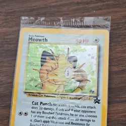 The Pokemon Company Meowth Wotc Promo 10/53 50 HP Basic Holo English - Image 1