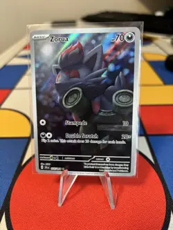 Zorua 75/64 Pokemon SV Shrouded Fable Illustration Rare Holo NM TCG Card - Image 1