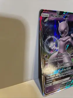 Mewtwo GX 39/73 Shining Legends Ultra Rare Holo Pokemon 2017 LP - Image 2