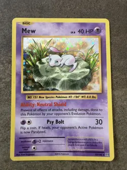Pokemon Mew 53/108 XY Evolutions Ultra Rare Holo - Near Mint-Mint Boosterfrisch - Image 1